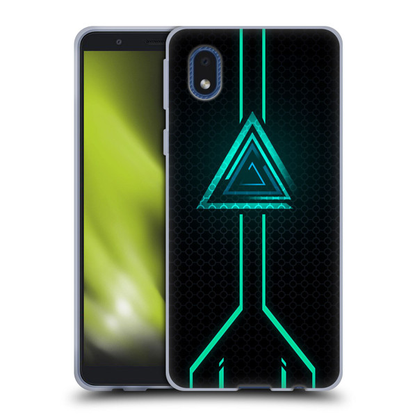 Alyn Spiller Neon Green Soft Gel Case for Samsung Galaxy A01 Core (2020)