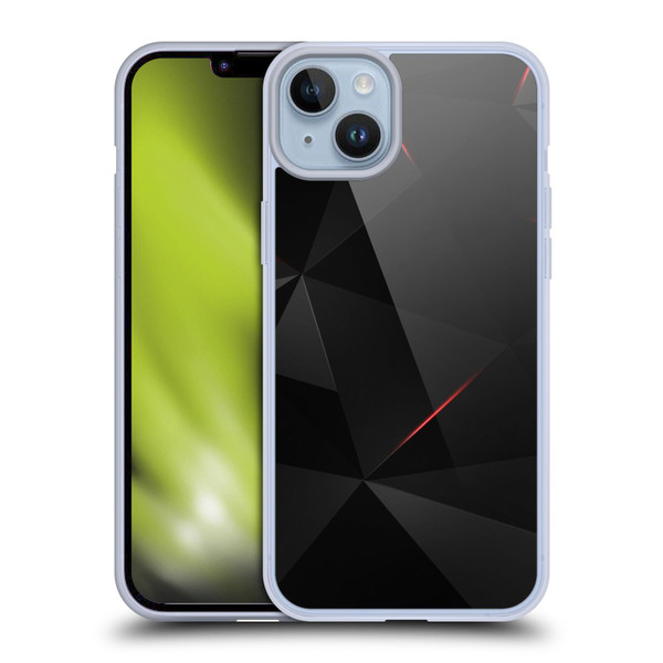 Alyn Spiller Tectonic Red Soft Gel Case for Apple iPhone 14 Plus