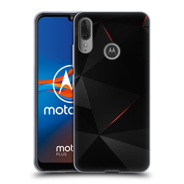 Alyn Spiller Tectonic Red Soft Gel Case for Motorola Moto E6 Plus