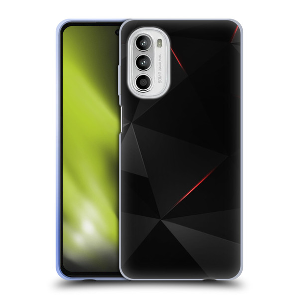 Alyn Spiller Tectonic Red Soft Gel Case for Motorola Moto G52