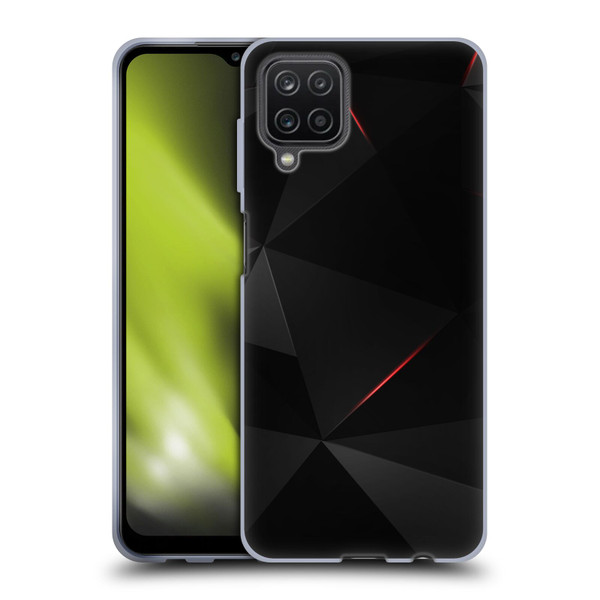 Alyn Spiller Tectonic Red Soft Gel Case for Samsung Galaxy A12 (2020)