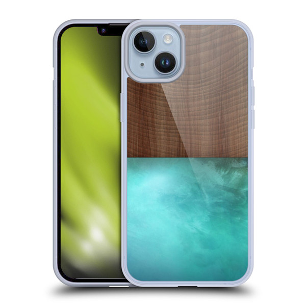 Alyn Spiller Wood & Resin Blocking Soft Gel Case for Apple iPhone 14 Plus