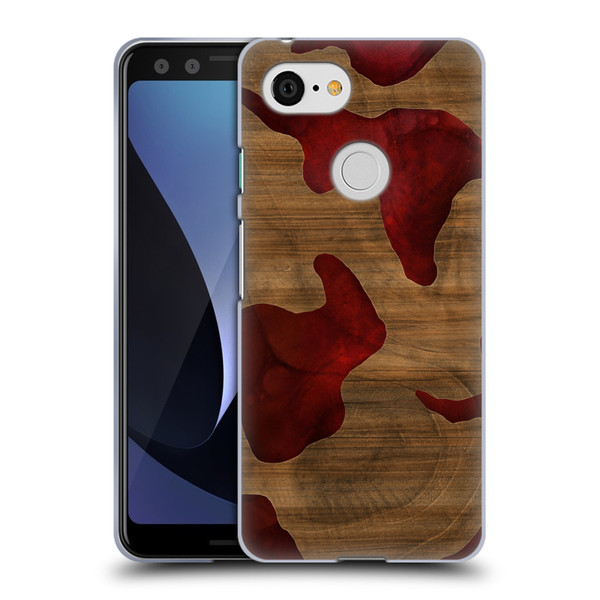 Alyn Spiller Wood & Resin Fire Soft Gel Case for Google Pixel 3