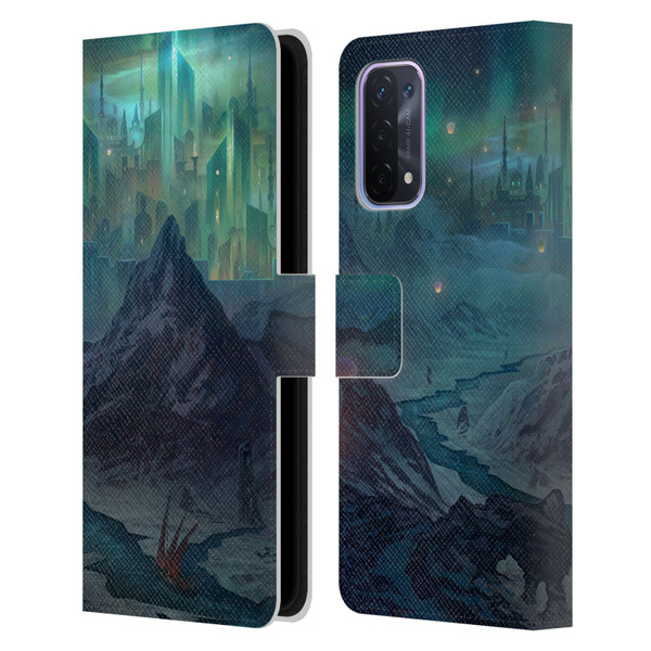 Alyn Spiller Environment Art Northern Kingdom Leather Book Wallet Case Cover For OPPO A54 5G