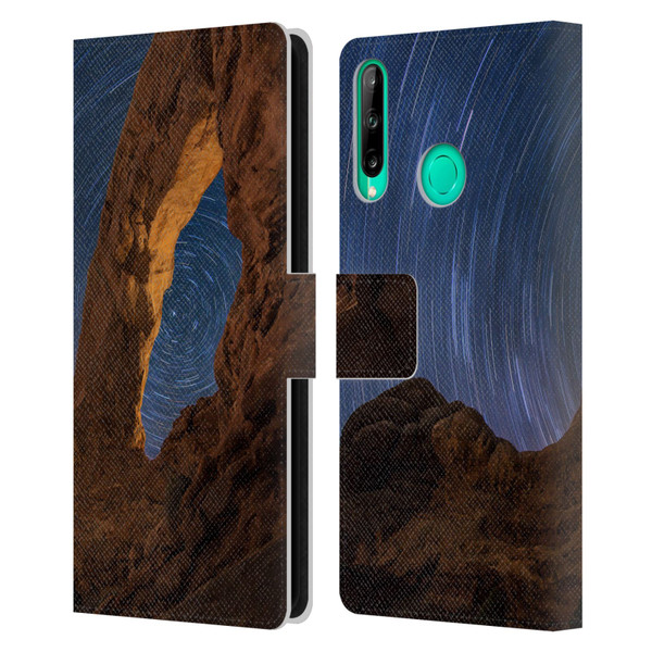 Royce Bair Nightscapes Star Trails Leather Book Wallet Case Cover For Huawei P40 lite E