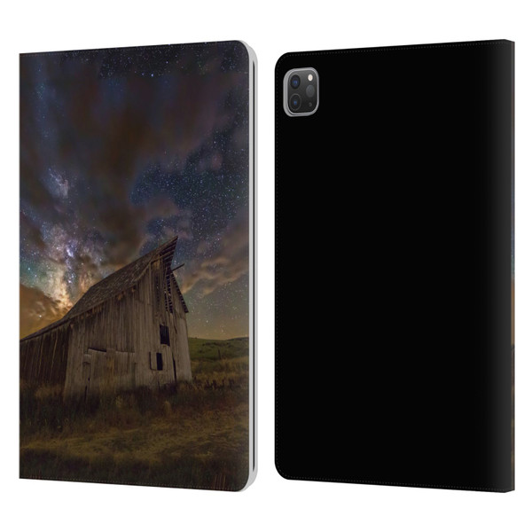 Royce Bair Nightscapes Bear Lake Old Barn Leather Book Wallet Case Cover For Apple iPad Pro 11 2020 / 2021 / 2022