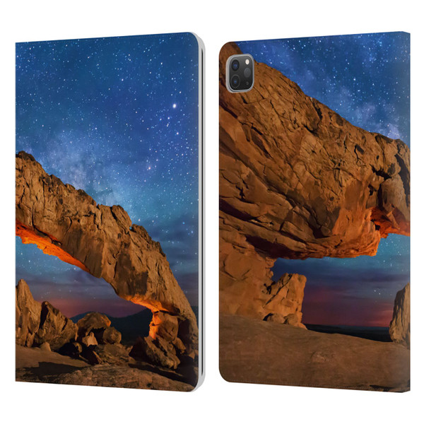 Royce Bair Nightscapes Sunset Arch Leather Book Wallet Case Cover For Apple iPad Pro 11 2020 / 2021 / 2022