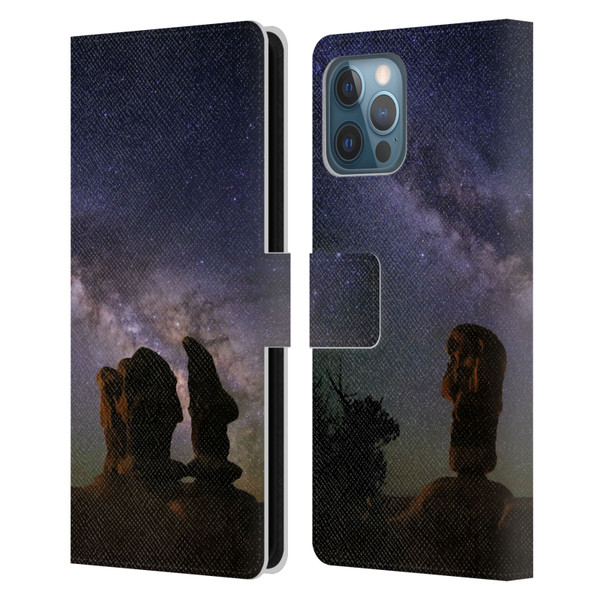 Royce Bair Nightscapes Devil's Garden Hoodoos Leather Book Wallet Case Cover For Apple iPhone 12 Pro Max