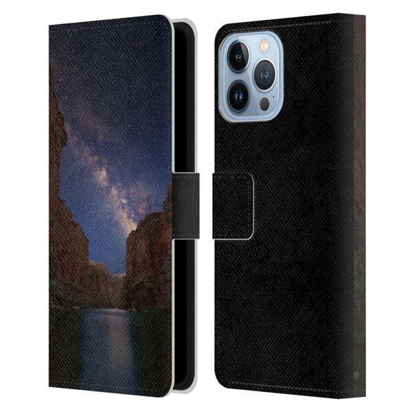 Royce Bair Nightscapes Grand Canyon Leather Book Wallet Case Cover For Apple iPhone 13 Pro Max