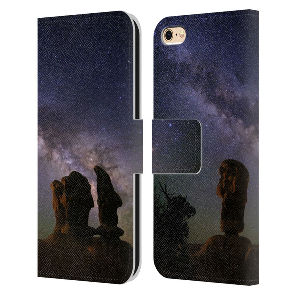 Royce Bair Nightscapes Devil's Garden Hoodoos Leather Book Wallet Case Cover For Apple iPhone 6 / iPhone 6s