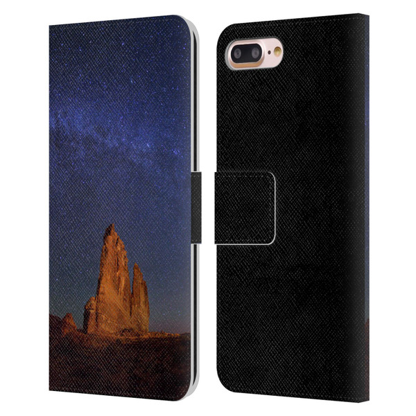Royce Bair Nightscapes The Organ Stars Leather Book Wallet Case Cover For Apple iPhone 7 Plus / iPhone 8 Plus