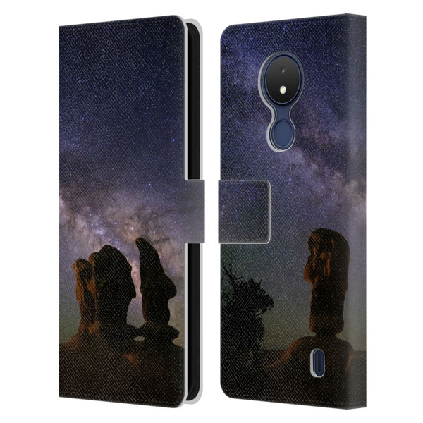 Royce Bair Nightscapes Devil's Garden Hoodoos Leather Book Wallet Case Cover For Nokia C21