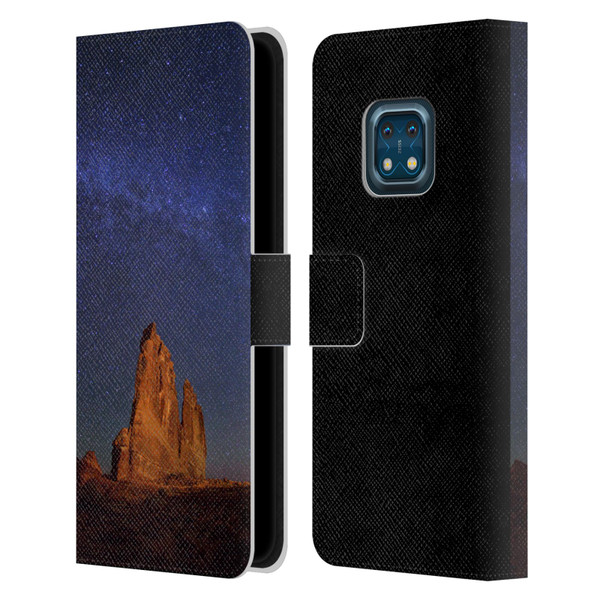 Royce Bair Nightscapes The Organ Stars Leather Book Wallet Case Cover For Nokia XR20