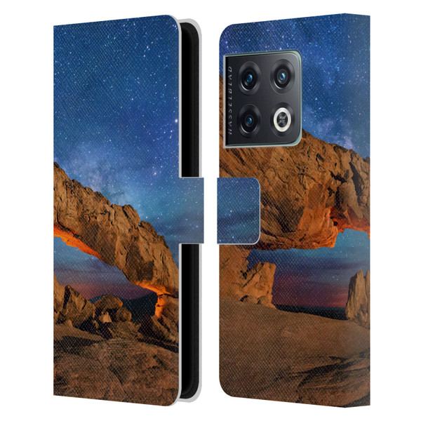 Royce Bair Nightscapes Sunset Arch Leather Book Wallet Case Cover For OnePlus 10 Pro