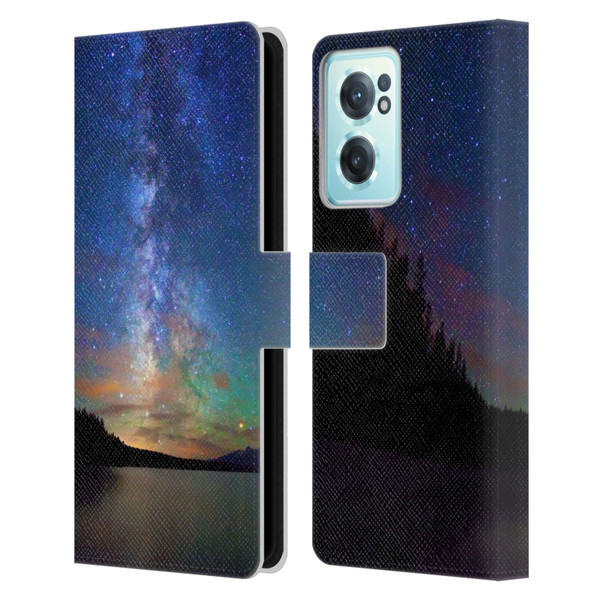 Royce Bair Nightscapes Jackson Lake Leather Book Wallet Case Cover For OnePlus Nord CE 2 5G