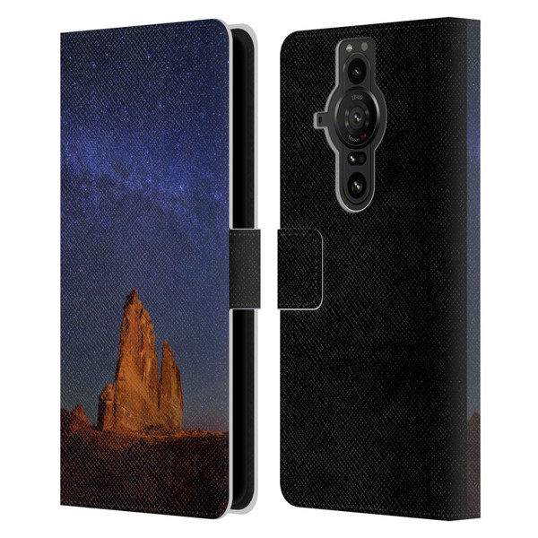 Royce Bair Nightscapes The Organ Stars Leather Book Wallet Case Cover For Sony Xperia Pro-I