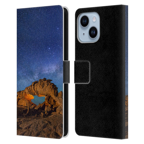 Royce Bair Photography Dragon Arch Leather Book Wallet Case Cover For Apple iPhone 14 Plus