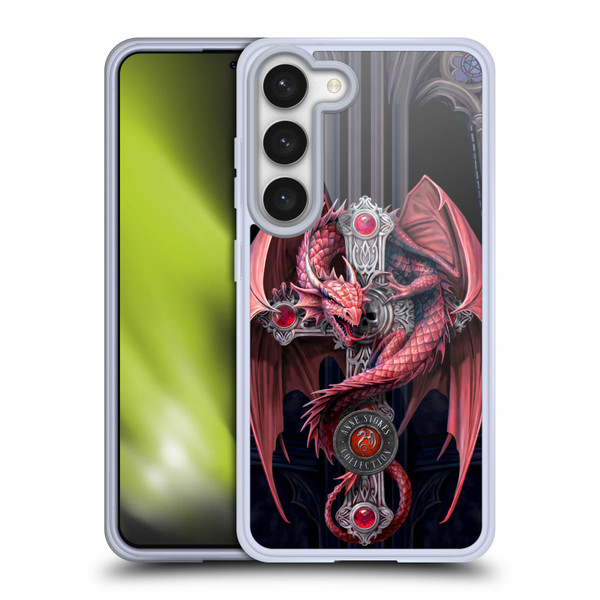 Anne Stokes Dragons Gothic Guardians Soft Gel Case for Samsung Galaxy S23 5G