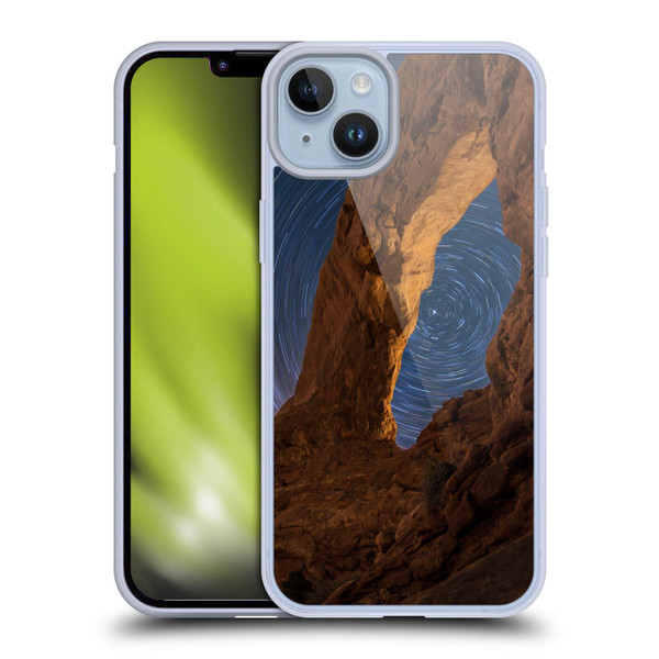 Royce Bair Nightscapes Star Trails Soft Gel Case for Apple iPhone 14 Plus