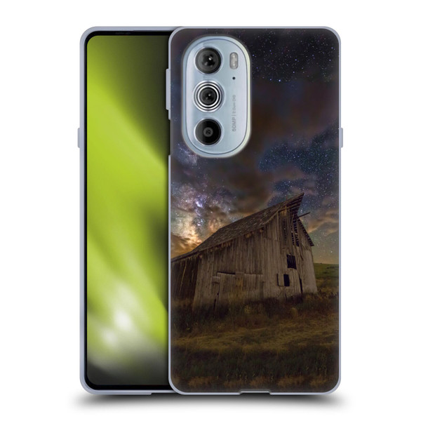 Royce Bair Nightscapes Bear Lake Old Barn Soft Gel Case for Motorola Edge X30