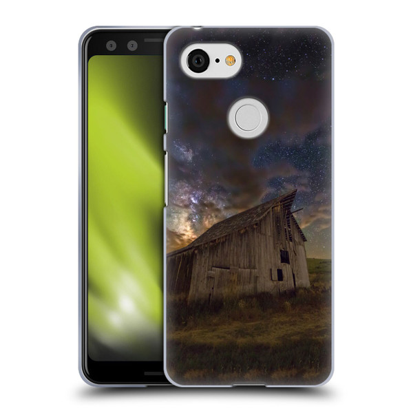 Royce Bair Nightscapes Bear Lake Old Barn Soft Gel Case for Google Pixel 3