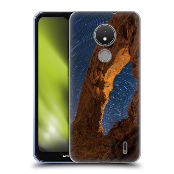Royce Bair Nightscapes Star Trails Soft Gel Case for Nokia C21