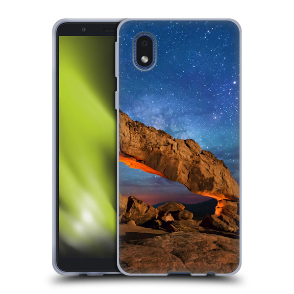 Royce Bair Nightscapes Sunset Arch Soft Gel Case for Samsung Galaxy A01 Core (2020)