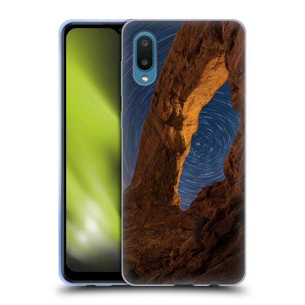 Royce Bair Nightscapes Star Trails Soft Gel Case for Samsung Galaxy A02/M02 (2021)