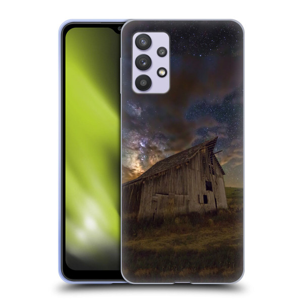 Royce Bair Nightscapes Bear Lake Old Barn Soft Gel Case for Samsung Galaxy A32 5G / M32 5G (2021)