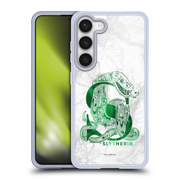 Harry Potter Deathly Hallows IX Slytherin Aguamenti Soft Gel Case for Samsung Galaxy S23 5G