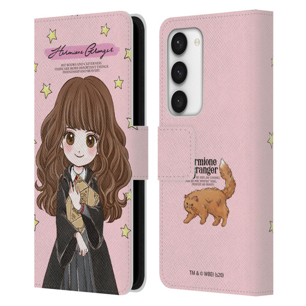 Harry Potter Deathly Hallows XXXVII Hermione Granger Leather Book Wallet Case Cover For Samsung Galaxy S23 5G