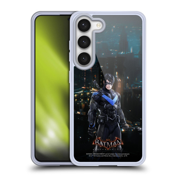 Batman Arkham Knight Characters Nightwing Soft Gel Case for Samsung Galaxy S23 5G