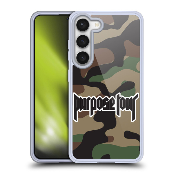 Justin Bieber Tour Merchandise Camouflage Soft Gel Case for Samsung Galaxy S23 5G