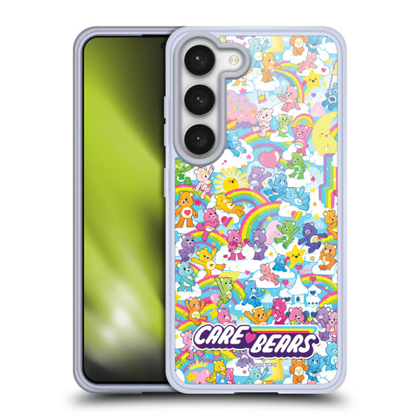 Care Bears 40th Anniversary Rainbow Soft Gel Case for Samsung Galaxy S23 5G & MagSafe
