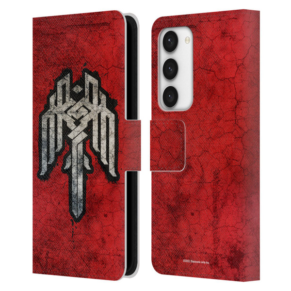 EA Bioware Dragon Age Heraldry Kirkwall Symbol Leather Book Wallet Case Cover For Samsung Galaxy S23 5G