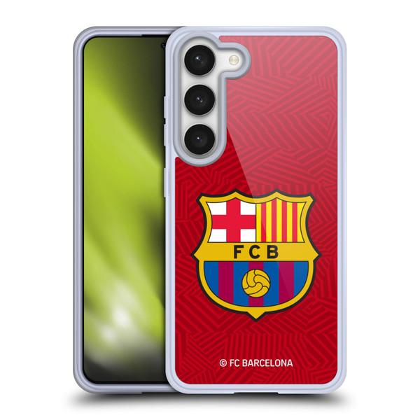 FC Barcelona Crest Red Soft Gel Case for Samsung Galaxy S23 5G & MagSafe