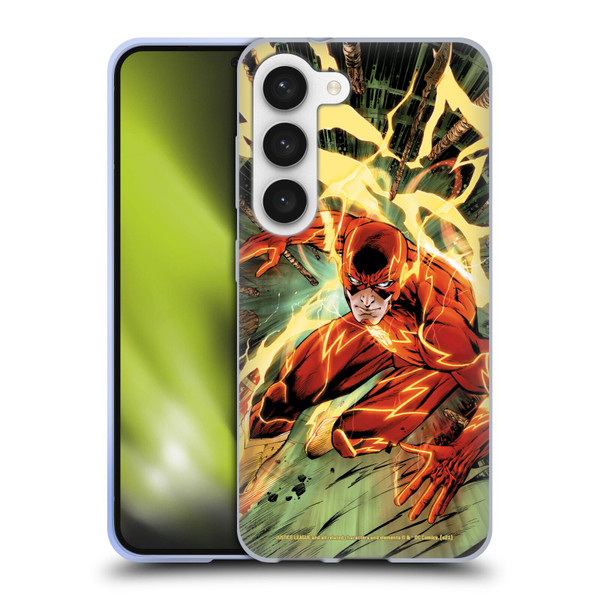 Justice League DC Comics The Flash Comic Book Cover New 52 #9 Soft Gel Case for Samsung Galaxy S23 5G