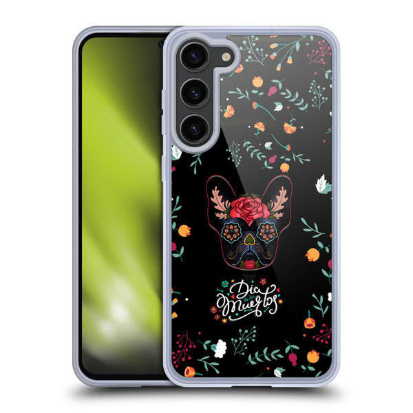 Klaudia Senator French Bulldog Day Of The Dead Soft Gel Case for Samsung Galaxy S23+ 5G