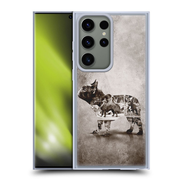 Klaudia Senator French Bulldog Vintage Soft Gel Case for Samsung Galaxy S23 Ultra 5G