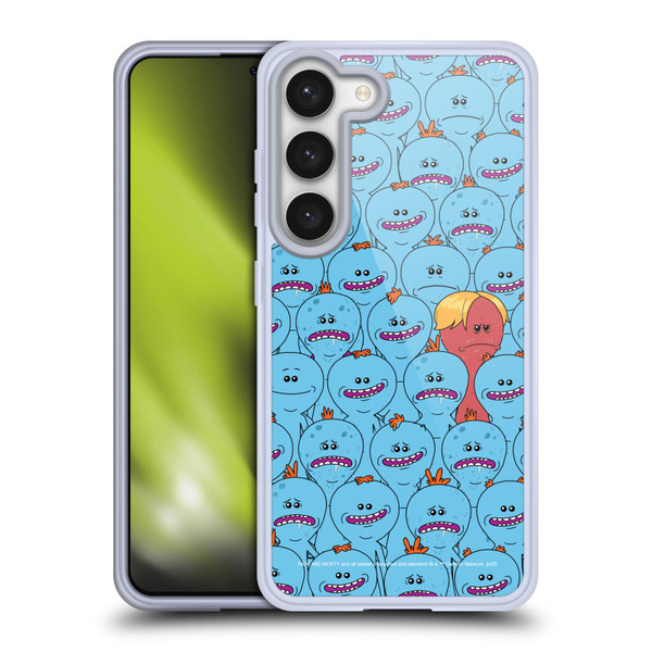 Rick And Morty Season 4 Graphics Mr. Meeseeks Pattern Soft Gel Case for Samsung Galaxy S23 5G