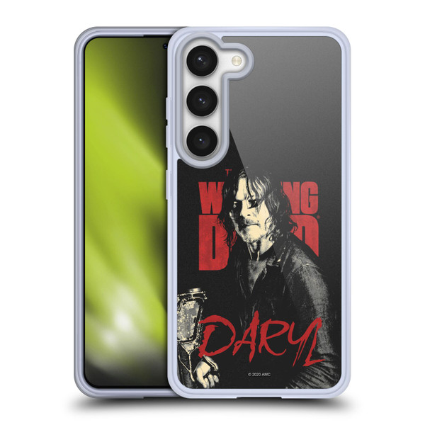 AMC The Walking Dead Season 10 Character Portraits Daryl Soft Gel Case for Samsung Galaxy S23 5G