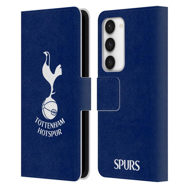 Tottenham Hotspur F.C. Badge Cockerel Leather Book Wallet Case Cover For Samsung Galaxy S23 5G