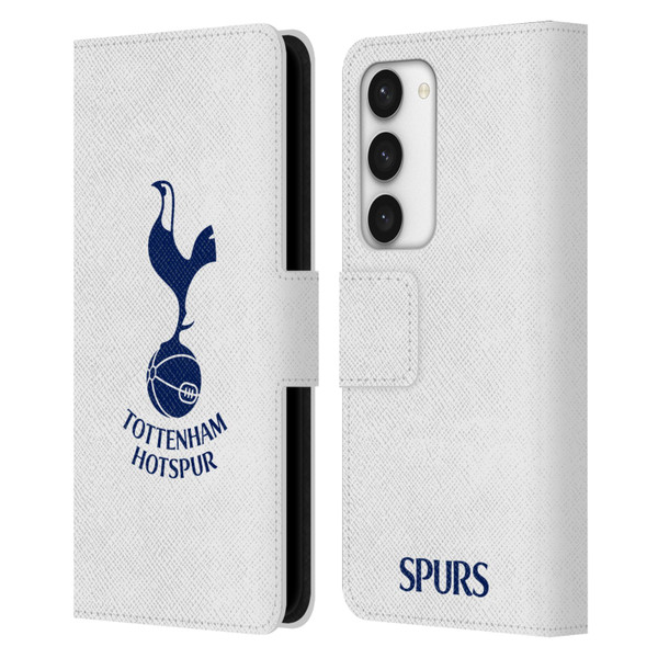 Tottenham Hotspur F.C. Badge Blue Cockerel Leather Book Wallet Case Cover For Samsung Galaxy S23 5G