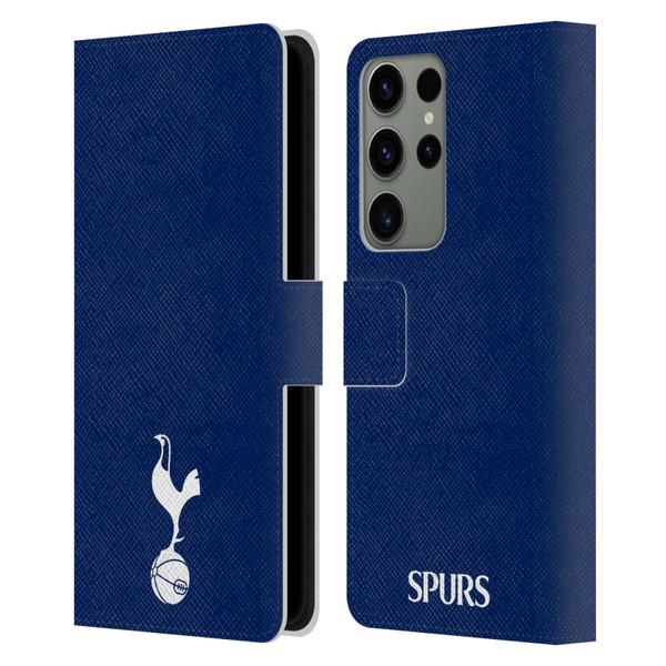 Tottenham Hotspur F.C. Badge Small Cockerel Leather Book Wallet Case Cover For Samsung Galaxy S23 Ultra 5G