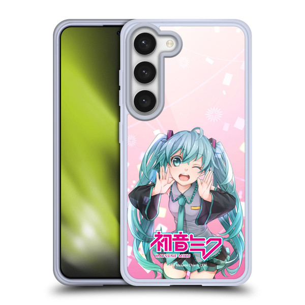 Hatsune Miku Graphics Wink Soft Gel Case for Samsung Galaxy S23 5G