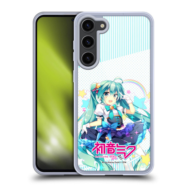 Hatsune Miku Graphics Stars And Rainbow Soft Gel Case for Samsung Galaxy S23+ 5G