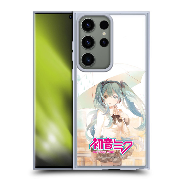Hatsune Miku Graphics Rain Soft Gel Case for Samsung Galaxy S23 Ultra 5G