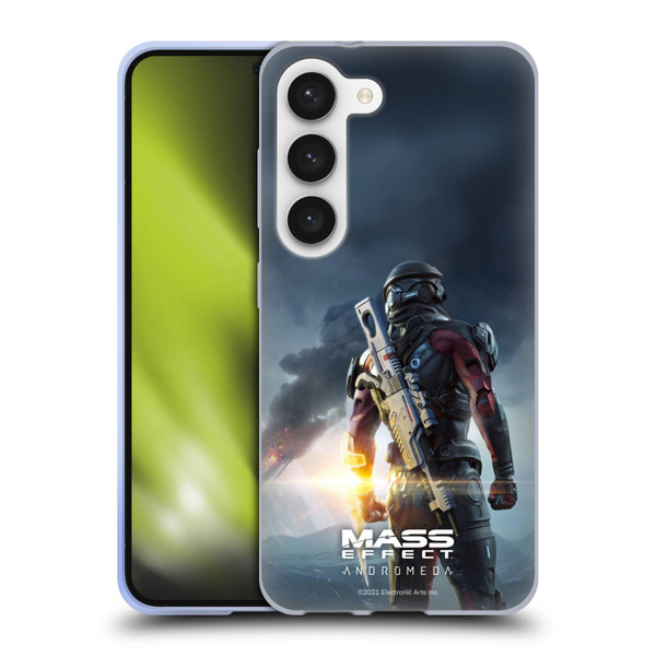 EA Bioware Mass Effect Andromeda Graphics Key Art Super Deluxe 2017 Soft Gel Case for Samsung Galaxy S23 5G