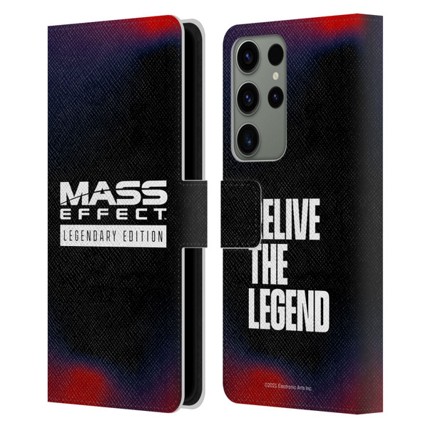 EA Bioware Mass Effect Legendary Graphics Logo Leather Book Wallet Case Cover For Samsung Galaxy S23 Ultra 5G