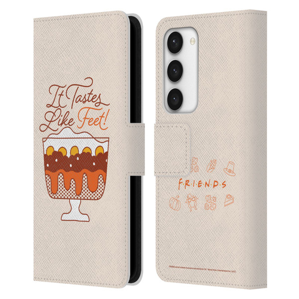 Friends TV Show Key Art Tastes Like Feet Leather Book Wallet Case Cover For Samsung Galaxy S23 5G